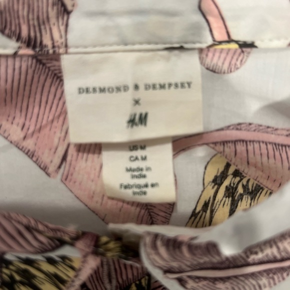 Desmond & Dempsey x H&M
Banana Ballon Sleeve Pink Shirt Dress M - Picture 6 of 8